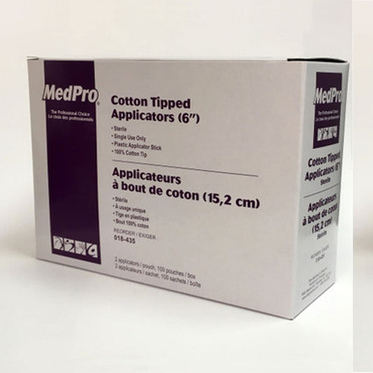 MedPro Plastic Cotton Tip Applicators, 6 in.