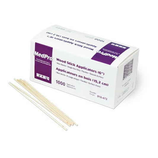 MedPro Wood Applicators, Non-sterile, Box of 1000