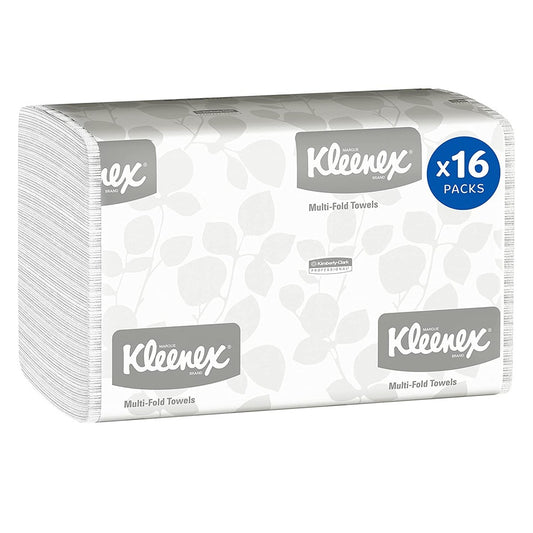 Kleenex® Folded Hand Paper Towels (01890), 16 x 150 sheets