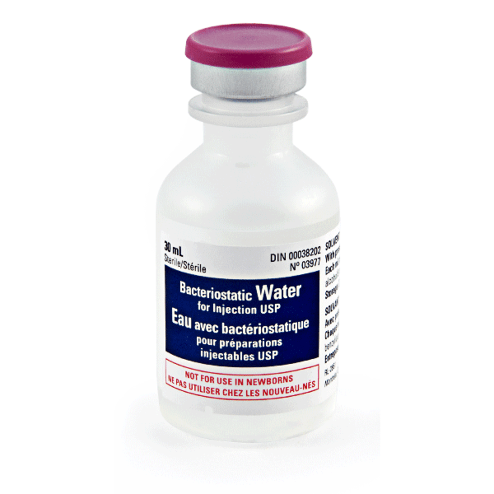 Bacteriostatic Water Sterile Injection - 30ml | United Canada Inc.