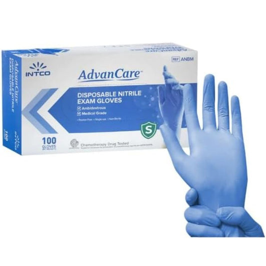 AdvanCare Superior Strength Long-Wrist, Nitrile Gloves