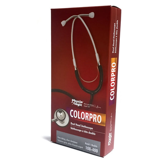 Physio Logic ColorPro Stethoscope, Dual Head
