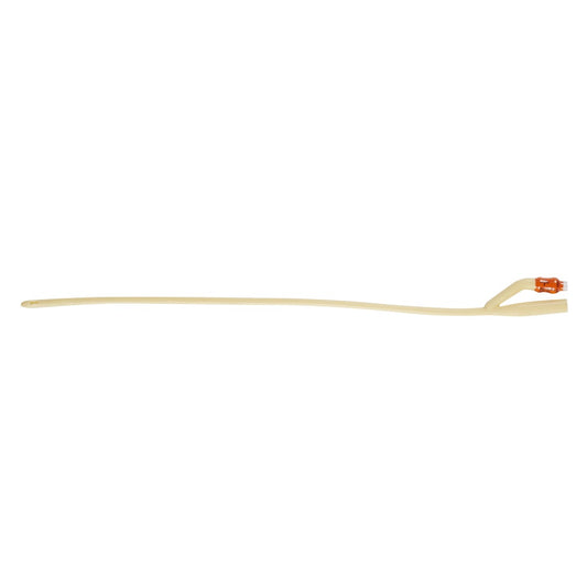 Silicone-Elastomer Coated Latex Foley Catheter with Straight Tip, 2-Way, 16 Fr, 10 mL, DYND11756- Case of 12
