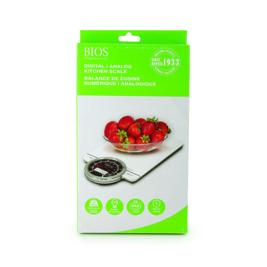 Professional Digital - Analog Kitchen Scale