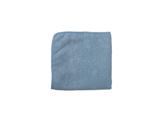 12" x 12" Light Commercial Microfiber Cloth, 12 Polybags with 24 cloths each - 12 Polybags Per Case