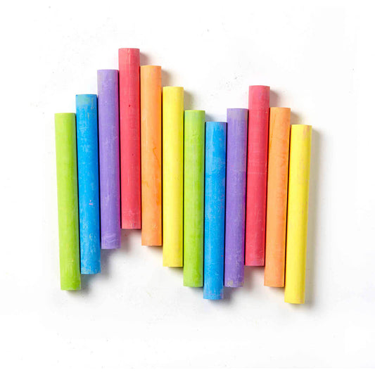 Crayola 144 Count Dustless Coloured Chalk - Case of 12 Boxes