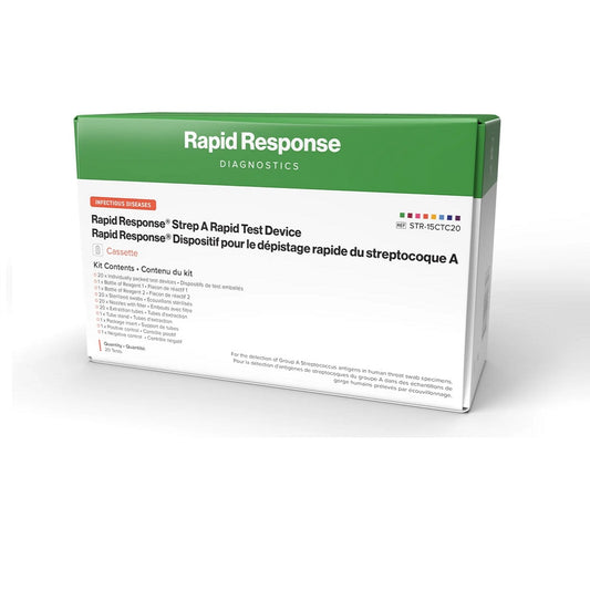 Rapid Response™ Strep A Test Cassette - STR-15CTC20