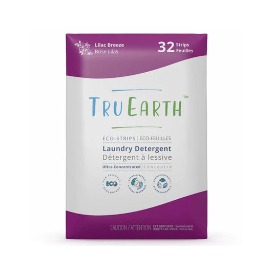 Tru Earth Laundry Detergent, Lilac Breeze Scent, 32 Eco-Strips