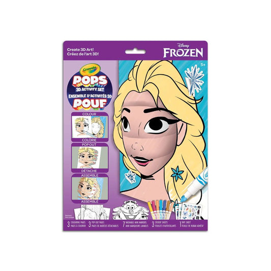Crayola POPS 3D Kids Art Set, Disney Frozen - Case of 10 Sets