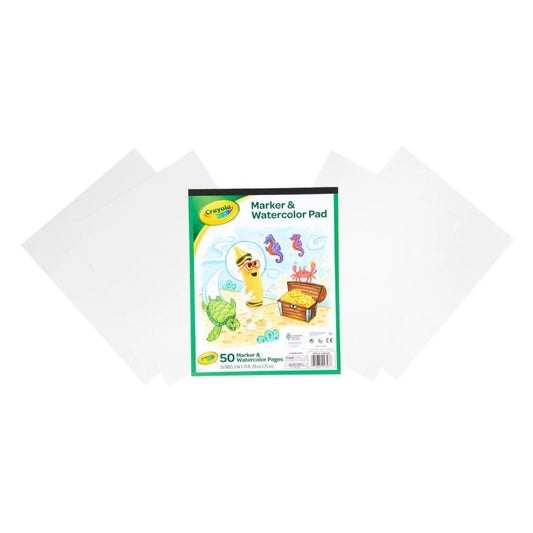 Crayola Marker & Watercolour Pad, 60 Pages - Case of 10 Packs