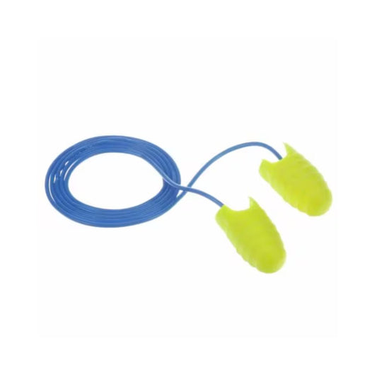 3M™ E-A-Rsoft Grippers Earplugs, 312-6001, Corded, Yellow - 200 Per Box