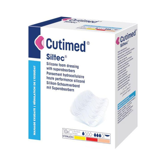 Cutimed Siltec - Foam Dressing with FeatherTrack Silicone Sterile Layer