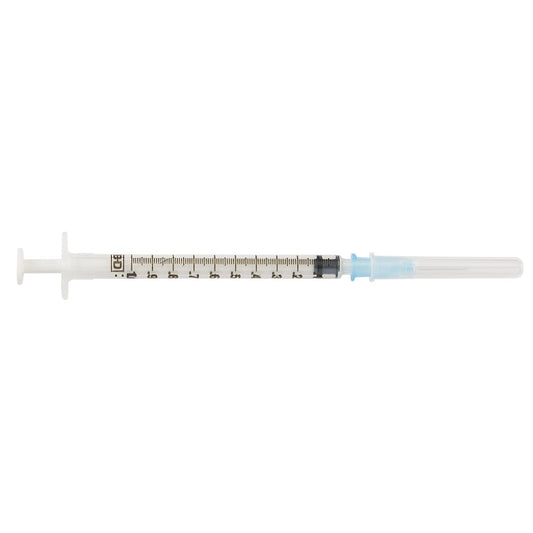 1 mL BD Luer Slip Tip Syringe with Attached Needle 25G x 5/8 in.