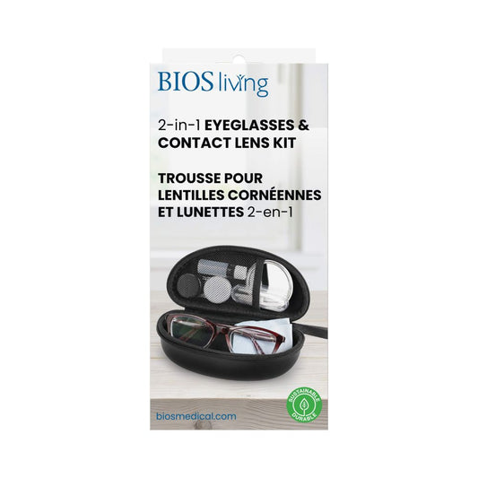 2-in-1 Eyeglasses & Contact Lens Case