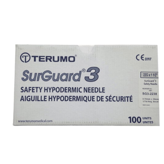 Terumo Hypodermic Thin Wall Needle 22G x 1 1/2"