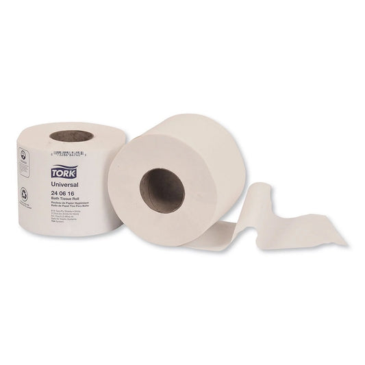 Tork® Universal Bath Tissue Roll, 2-Ply, 616 Sheets/Roll, 48 Rolls, 240616