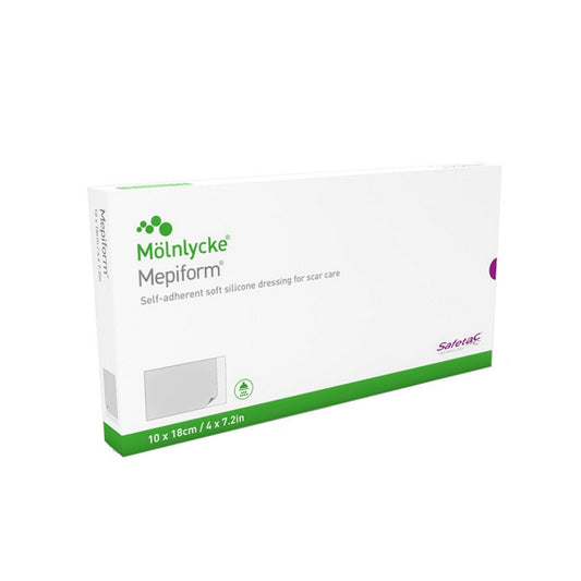 Mepiform Self-adherent Dressing, Silicone Gel, 5 x 7.5 cm, 293200