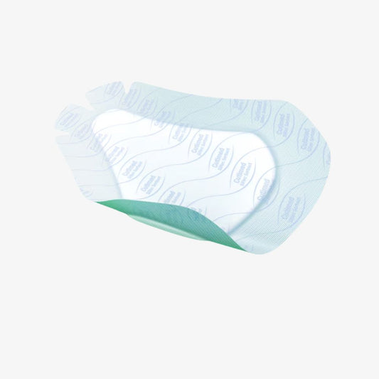 Cutimed Siltec Sorbact B Sacrum - Antimicrobial Sterile Foam Dressing with Silicone Border, Box of 5