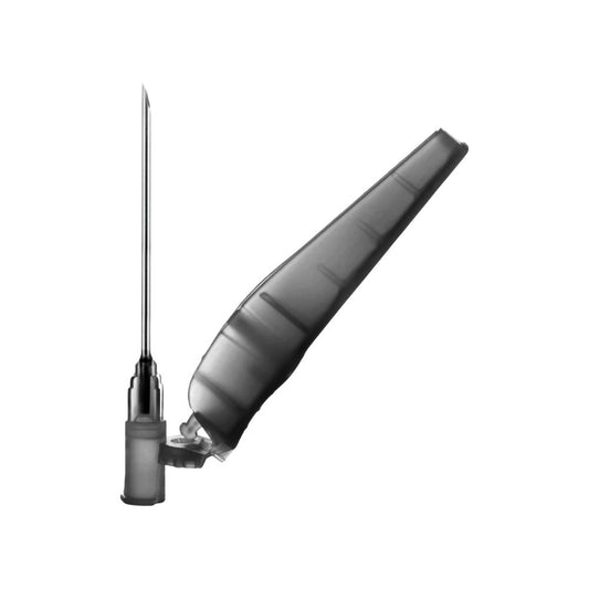 SOL-M Safety Flip Style Needle 22G x 1 1/2", SN2215 - Box of 100