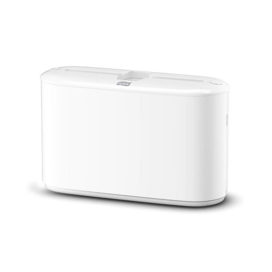Tork® Xpress Countertop Multifold Hand Towel Dispenser, Manual, Plastic, White, 7.9" x 12.7" x 4.6"