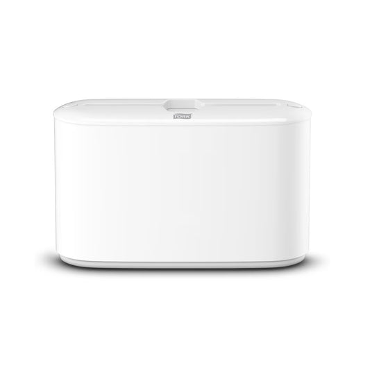 Tork® Xpress Countertop Multifold Hand Towel Dispenser, Manual, Plastic, White, 7.9" x 12.7" x 4.6"