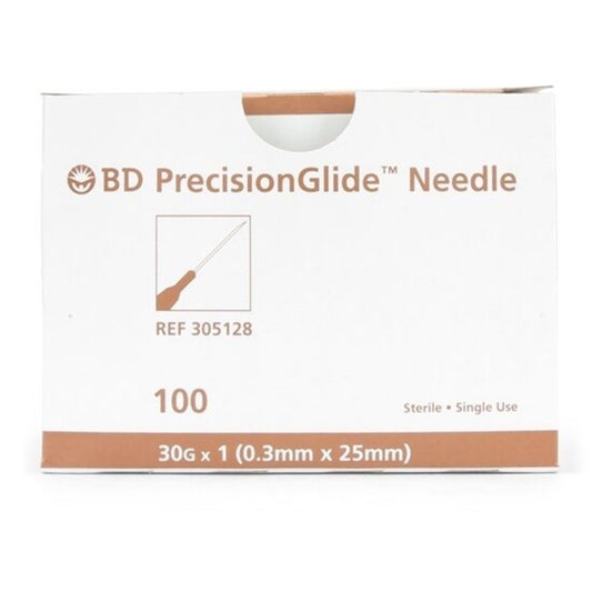 BD PrecisionGlide Needle 30G x 1 in. - Box of 100