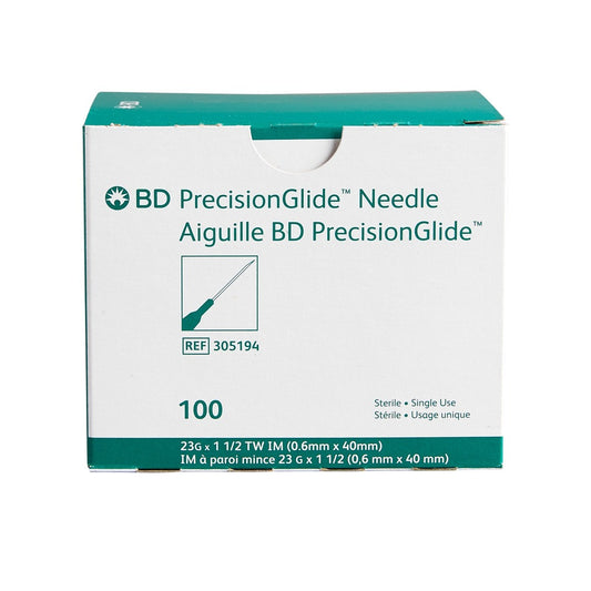 BD PrecisionGlide Needle 23G x 1½ in. - Box of 100