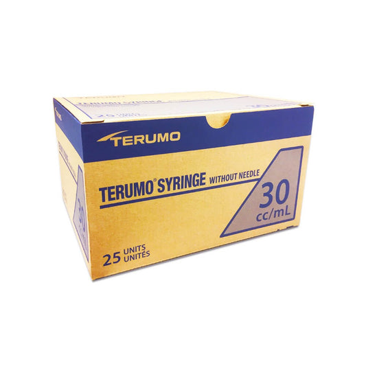 Terumo 30ml Luer Slip Tip Syringes- Box of 25