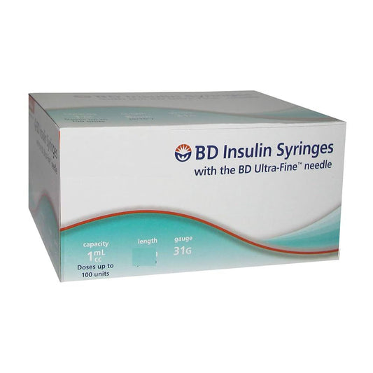 1 mL Ultra-Fine Insulin Syringes 31G x 6mm, 324921