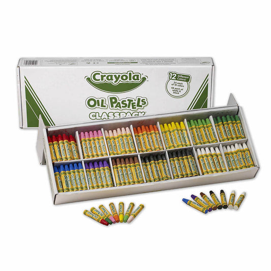 Crayola Oil Pastels - 336 Count - 12 Colours