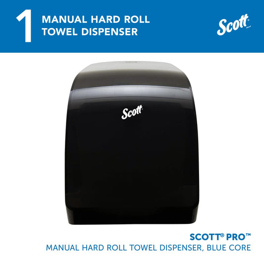 Scott® Pro Manual Hard Roll Paper Towel Dispenser, Black, 34346
