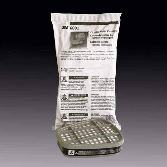 3M 6001 Respirator Cartridge For Organic Vapors