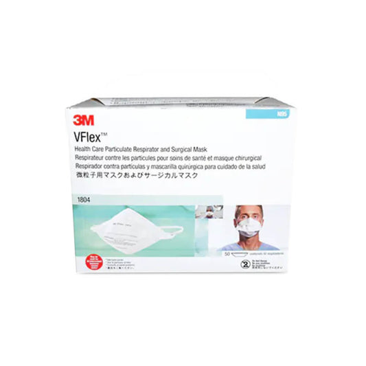3M Vflex Healthcare Particulate Respirator And Surgical Mask 1804, N95