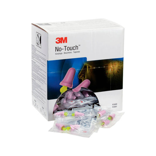 3M No-Touch Foam Earplugs 3M 2000, Case of 4 Boxes