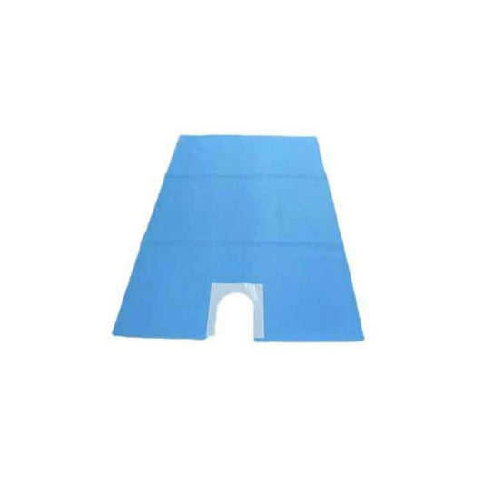 Steri-Drape™ U-Drape, Latex-Free, Long, Clear - 120cm x 180cm, 16.5cm x 49cm Split