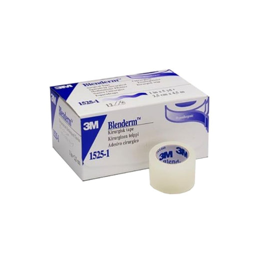 3M Blenderm™ Surgical Tape, Clear, Latex-Free, 2.5cm x 4.5m