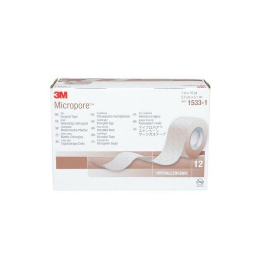 Micropore™ Surgical Tape, Tan - 1" x 10 yards