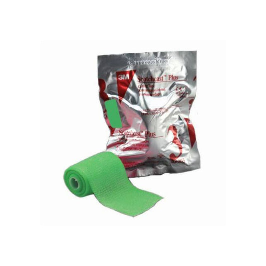 Scotchcast™ Plus Casting Tape, 5 cm x 3.6 m, Green - Box of 10 Rolls