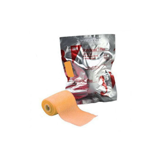 Scotchcast™ Plus Casting Tape, 5 cm x 3.6 m, Bright Orange - Box of 10 Rolls