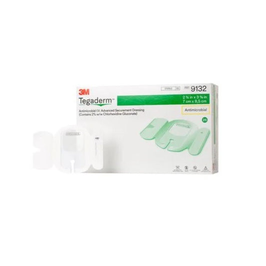3M™ Tegaderm™ Antimicrobial I.V. Advanced Securement Dressing 2-3/4" x 3-3/8"