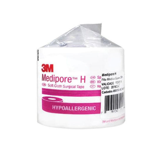 3M Medipore Hypoallergenic Soft Cloth Medical Tape, 1 in. x 10 Yards