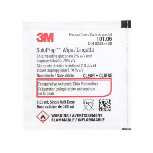 3M SoluPrep Swab 2% CHG 70% Alcohol - Box of 200