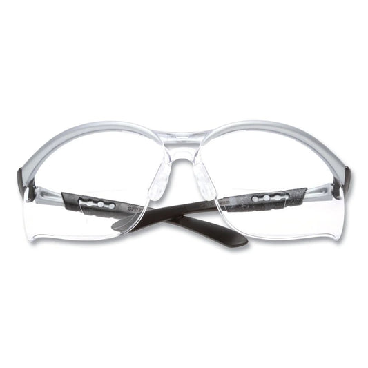 3M™ BX Reader Protective Eyewear, 11376-00000-20, clear lens, silver frame, +2.5 dioptre