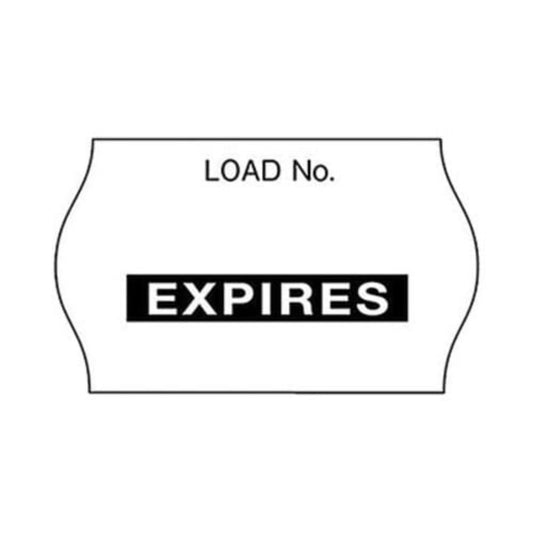 Comply™ Sterilization Load Label, Expires Format, 0.63" x 1"- Black