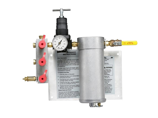 3M™ Compressed Air Filter and Regulator Panel, Black