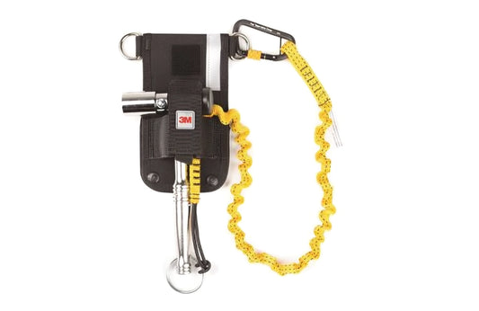 3M™ DBI-SALA® Fall Protection for Tools, Scaffold Wrench Belt Holster with Retractor, with Hook2Loop Bungee Tether, 1500097