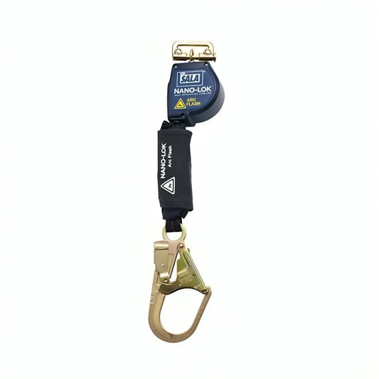 3M™ DBI-SALA® Nano-Lok™ Arc Flash Self Retracting Lifeline, 3101543, quick connect, web 8 ft (2.4 m)