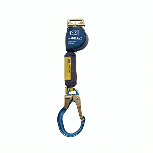 3M™ DBI-SALA® Nano-Lok™ Extended Length Self-Retracting Lifeline, 3101606, Quick Connect, 9 ft (2.74 m) web