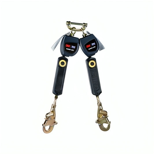 3M™ DBI-SALA® Nano-Lok™ Personal Self-Retracting Lifeline 3101284, Twin-leg, Web, 6 ft. (1.8m), 1 EA