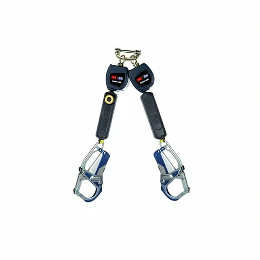 3M™ DBI-SALA® Nano-Lok™ edge Twin-Leg Personal Self-Retracting Lifeline 3500259, Galvanized Cable, 7.3 ft (2.2 m)